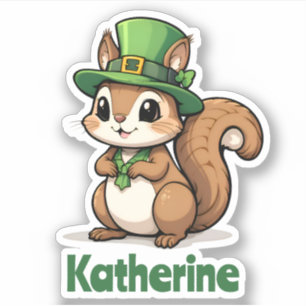 Personalisiertes Niedliches St. Patrick's Day Eich Aufkleber
