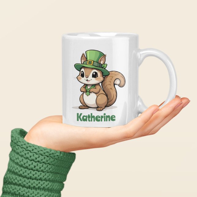 Personalisiertes Niedliches St. Patrick's Day Eich Kaffeetasse (Von Creator hochgeladen)
