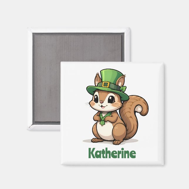 Personalisiertes Niedliches St. Patrick's Day Eich Magnet (Vorderseite/Rückseite)