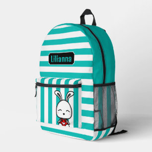 Personalisiertes Niedliches Türkis gestrichen Bedruckter Rucksack