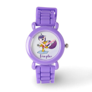 Personalisiertes Niedliches und einfaches Einhorn Armbanduhr
