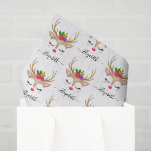 Personalisiertes Niedliches Weihnachtsfest Seidenpapier