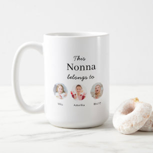 Personalisiertes Nonna-Geschenk  Kaffeetasse
