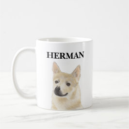 Personalisiertes norwegisches Buhund Kaffeetasse