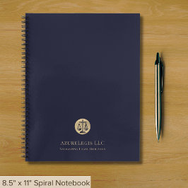 Personalisiertes Notebook für luxuriöse Rechtsexpe Notizbuch