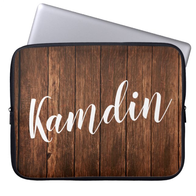 Personalisiertes Notebook-Gehäuse Stallholz Land r Laptopschutzhülle (Vorderseite)