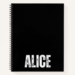 Personalisiertes Notebook mit Alice Notizbuch
