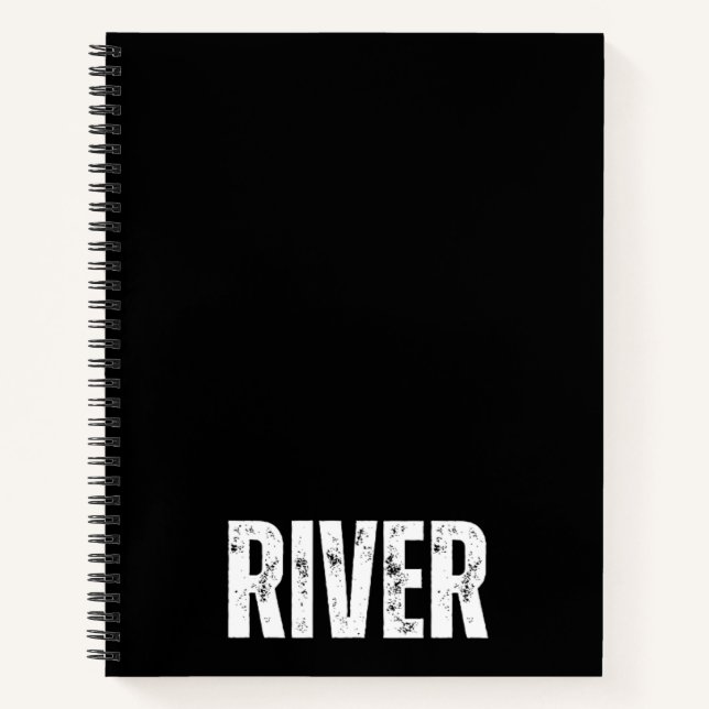 Personalisiertes Notebook mit Fluss Notizbuch (Vorderseite)