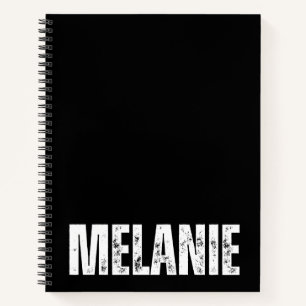 Personalisiertes Notebook mit Melanie Notizbuch