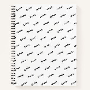 Personalisiertes Notebook mit Namen und musikalisc Notizbuch