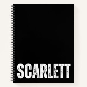 Personalisiertes Notebook mit Scarlett Notizbuch