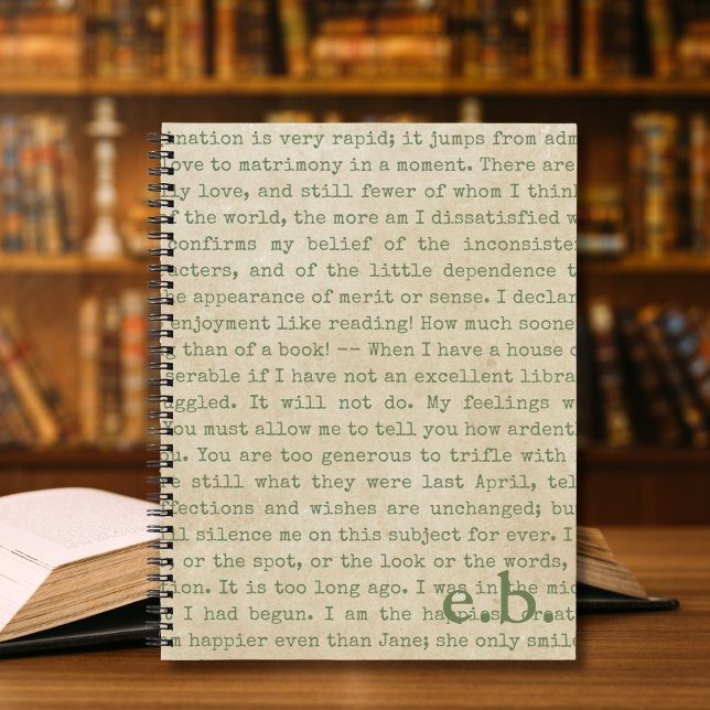 Personalisiertes Notebook mit Stolz und Vorurteile Notizbuch (Von Creator hochgeladen)