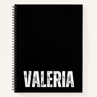 Personalisiertes Notebook mit Valeria Notizbuch