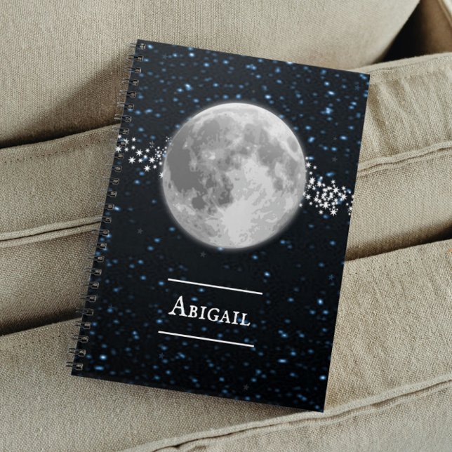 Personalisiertes Notebook Notizblock (Lunar Personalized Notebook)