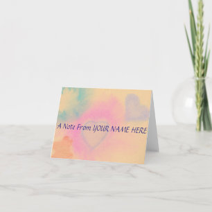 Personalisiertes Notecards Karte