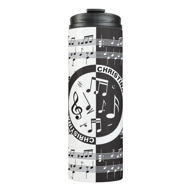 Personalisiertes Notendesign Thermosbecher (Vorderseite)