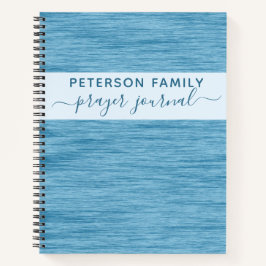 Personalisiertes Notizbuch des Family Prayer Journ