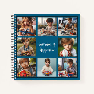 Personalisiertes Notizbuch mit 8 Fotos für jeden A
