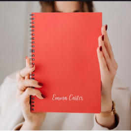 Personalisiertes Notizbuch mit Namen, individuelle Notizblock