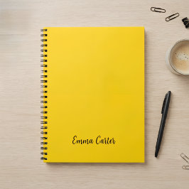 Personalisiertes Notizbuch mit Namen, individuelle Notizblock