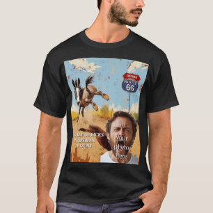 Personalisiertes Oatman Route 66 Foto T-Shirt