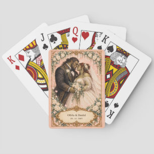Personalisiertes Ogre-Braut-und Bräutigam-Hochzeit Spielkarten