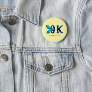 Personalisiertes „OK“-Design Button