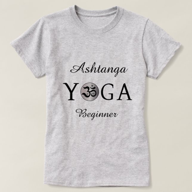 Personalisiertes Om Yogi Yoga Workout Shirt (Design vorne)