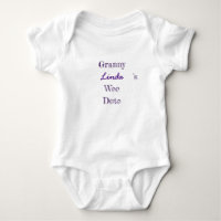 Personalisiertes Oma-Baby