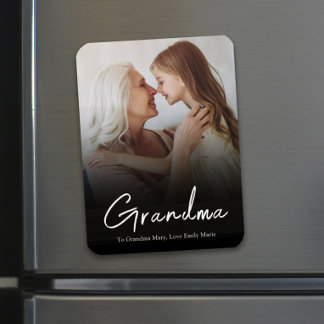 Personalisiertes Oma Foto Einfache moderne Individ Magnet