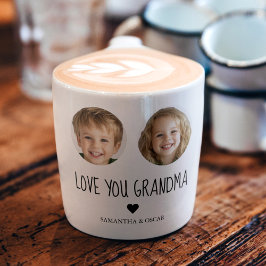 Personalisiertes Oma-Geschenk | Angepasste Großkin Espressotasse