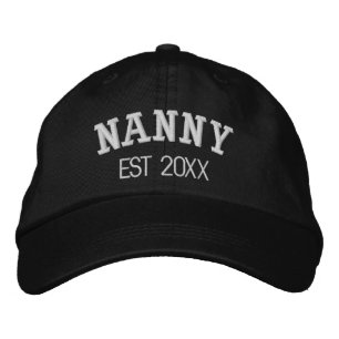 Personalisiertes Oma-Geschenk für Kindermädchen mi Bestickte Baseballkappe
