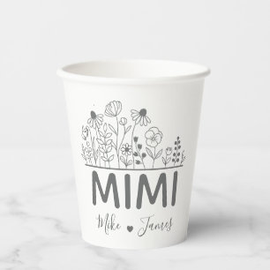 Personalisiertes Oma-Geschenk Nana-Becher mit Enke Pappbecher