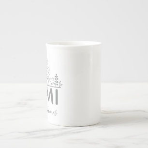 Personalisiertes Oma-Geschenk Nana-Becher mit Enke Prozellantasse