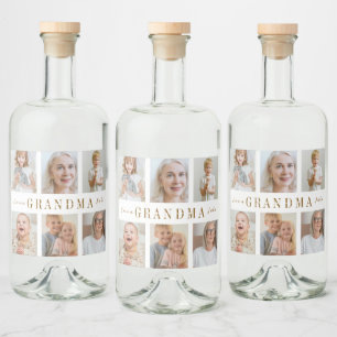 Personalisiertes Oma-Liquor-Label   Benutzerdefini Alkoholflaschenetikett