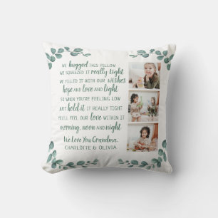 Personalisiertes Oma Quote Foto Collage  Kissen