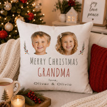 Personalisiertes Oma-Weihnachtsgeschenk 2-Foto-Kis