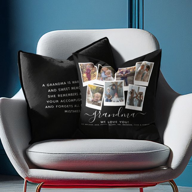 Personalisiertes Oma Zitat und FotoCollage Kissen (Von Creator hochgeladen)