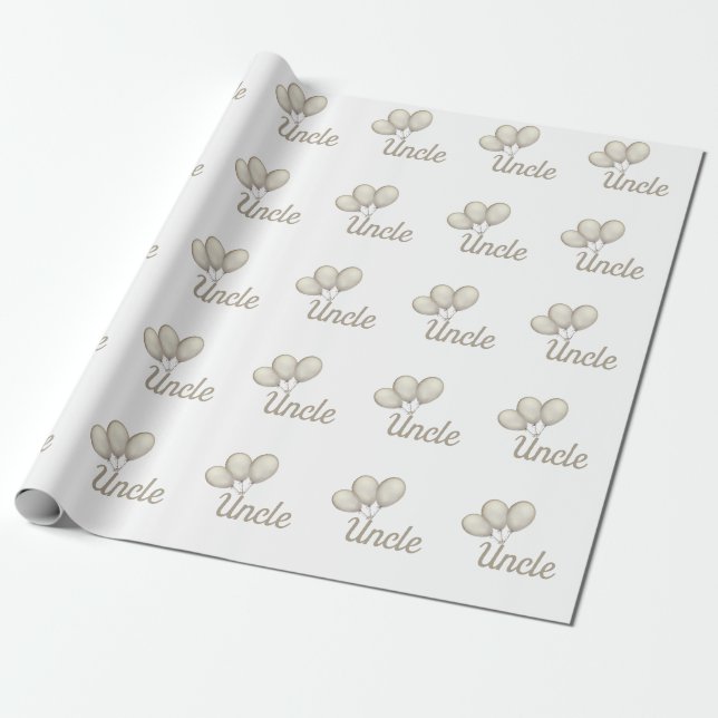 Personalisiertes Onkelpapier Geschenkpapier (Ungerollt)