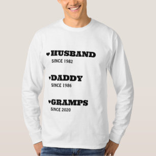 Personalisiertes Opa-Shirt mit Terminen T-Shirt
