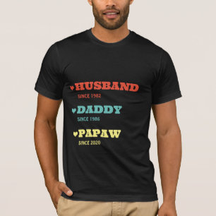 Personalisiertes Opa-Shirt mit Terminen T-Shirt