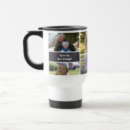 Personalisiertes Opferfamilien-Foto Collage Reisebecher
