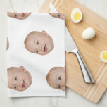 Personalisiertes Opfergeschenk für die individuell Geschirrtuch<br><div class="desc">Custom Face Baking Geschenk Personalisiert Oma Küchentuch</div>