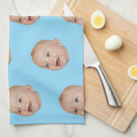 Personalisiertes Opfergeschenk für die individuell Geschirrtuch<br><div class="desc">Custom Face Baking Geschenk Personalisiert Oma Küchentuch</div>