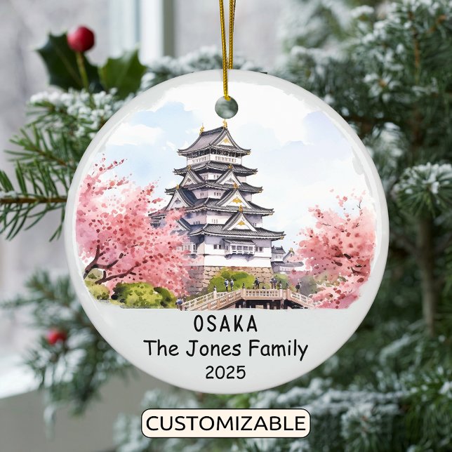 Personalisiertes Osaka-Ornament, Japan Keramik Ornament (Von Creator hochgeladen)