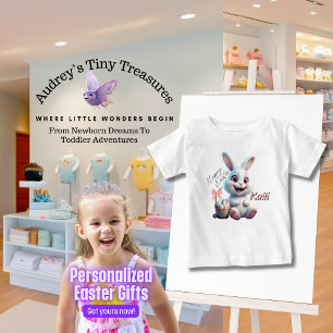 Personalisiertes Osterhasen-Baby-T-Shirt Baby T-shirt