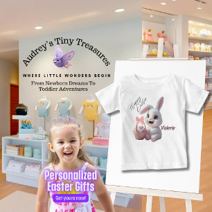 Personalisiertes Osterhasen-Baby-T-Shirt Baby T-shirt
