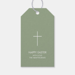 Personalisiertes Osterkreuz Geschenkanhänger