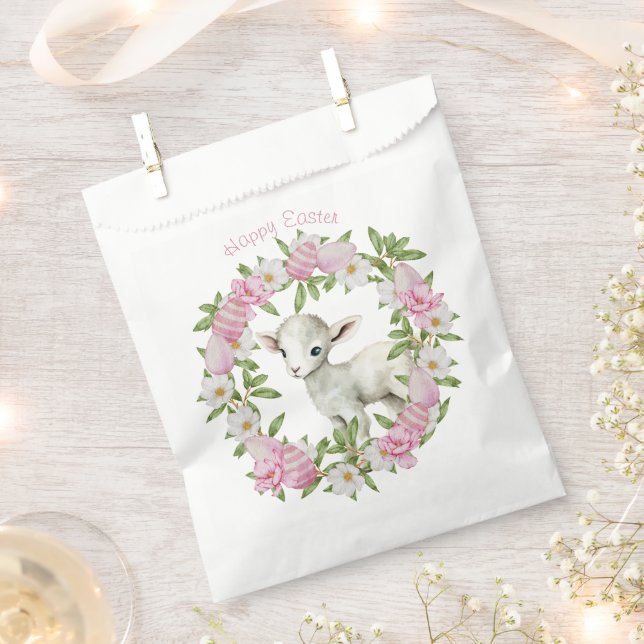 Personalisiertes Osterlamm Geschenktütchen (Ausgeschnitten)