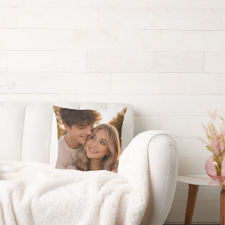 Personalisiertes Paarfoto-Kissen Kissen
